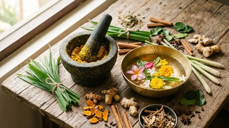 Traditional herbal treatment for mothers in confinement